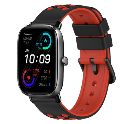 22mm Two-Color Silicone Watch Band, For Amazfit GTS 2 Mini, For Amazfit GTS 2