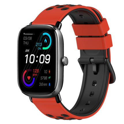 22mm Two-Color Silicone Watch Band, For Amazfit GTS 2 Mini, For Amazfit GTS 2