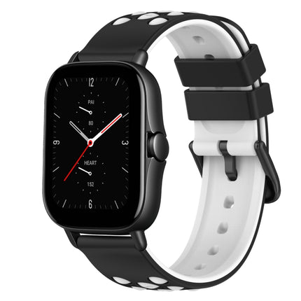 22mm Two-Color Silicone Watch Band, For Amazfit GTS 2 Mini, For Amazfit GTS 2