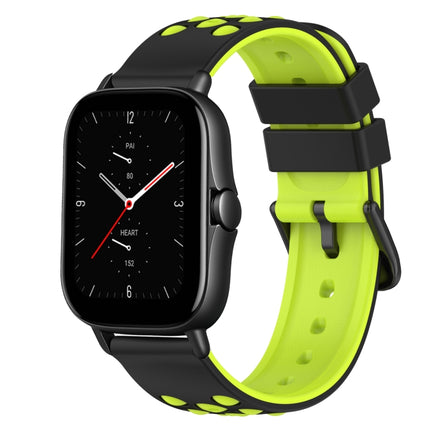 22mm Two-Color Silicone Watch Band, For Amazfit GTS 2 Mini, For Amazfit GTS 2