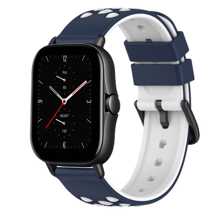 22mm Two-Color Silicone Watch Band, For Amazfit GTS 2 Mini, For Amazfit GTS 2