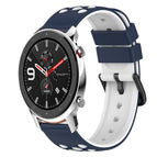 For Amazfit GTR 42mm / Midnight Blue + White