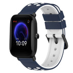 For Amazfit Pop Pro / Midnight Blue + White