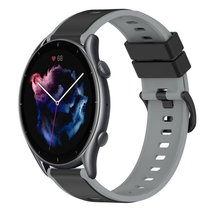 22mm Two-Color Silicone Watch Band, For Amazfit GTR 3, For Amazfit GTR 3 Pro