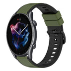 For Amazfit GTR 3 Pro / Army Green + Black
