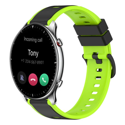 22mm Two-Color Silicone Watch Band, For Amazfit GTR 2e, For Amazfit GTR 2