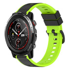 For Amazfit 3 / Black+Lime Green