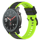 For Amazfit GTR 47mm / Black+Lime Green