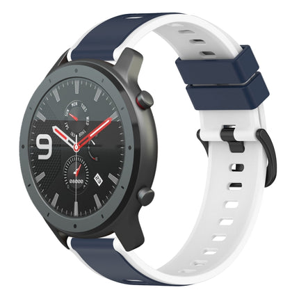 22mm Two-Color Silicone Watch Band, For Amazfit 3, For Amazfit GTR 47mm