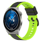 For Huawei Watch GT3 Pro 46mm / Black+Lime Green