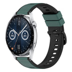 For Huawei Watch GT3 46mm / Olive Green + Black