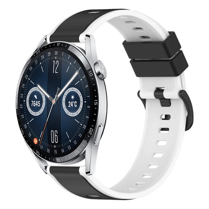 22mm Two-Color Silicone Watch Band, For Huawei Watch GT3 Pro 46mm, For Huawei Watch GT3 46mm