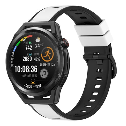 22mm Two-Color Silicone Watch Band, For Huawei Watch GT Runner, For Huawei Watch 3