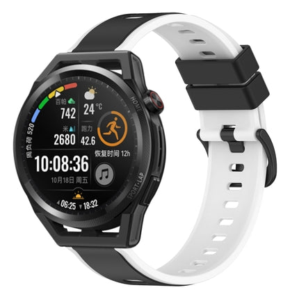 22mm Two-Color Silicone Watch Band, For Huawei Watch GT Runner, For Huawei Watch 3