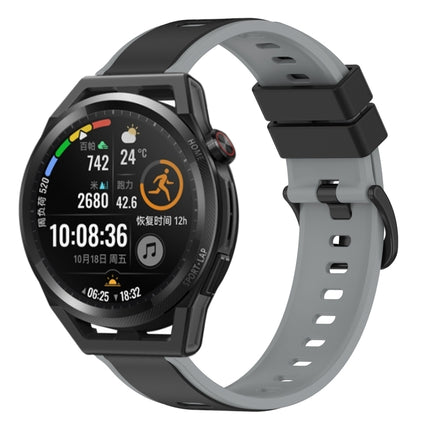 22mm Two-Color Silicone Watch Band, For Huawei Watch GT Runner, For Huawei Watch 3