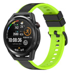For Huawei Watch GT Runner / Black+Lime Green