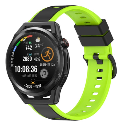22mm Two-Color Silicone Watch Band, For Huawei Watch GT Runner, For Huawei Watch 3