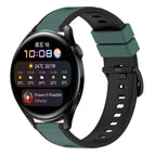 For Huawei Watch 3 / Olive Green + Black