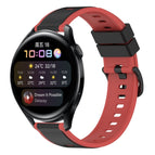 For Huawei Watch 3 / Black+Red
