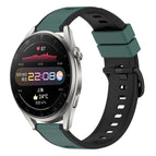 For Huawei Watch 3 Pro / Olive Green + Black