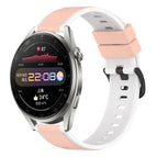 For Huawei Watch 3 Pro / Pink+White