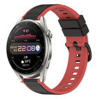 For Huawei Watch 3 Pro / Black+Red