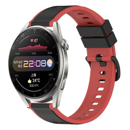 22mm Two-Color Silicone Watch Band, For Huawei Watch 3 Pro, For Huawei GT2 Pro