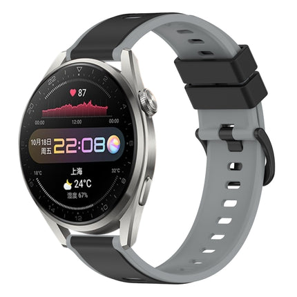 22mm Two-Color Silicone Watch Band, For Huawei Watch 3 Pro, For Huawei GT2 Pro