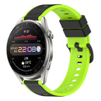 For Huawei Watch 3 Pro / Black+Lime Green