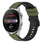 For Huawei Watch 3 Pro / Army Green + Black