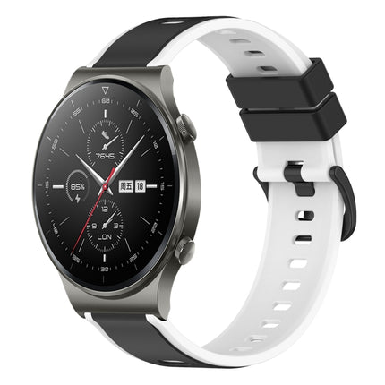22mm Two-Color Silicone Watch Band, For Huawei Watch 3 Pro, For Huawei GT2 Pro