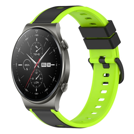 22mm Two-Color Silicone Watch Band, For Huawei Watch 3 Pro, For Huawei GT2 Pro