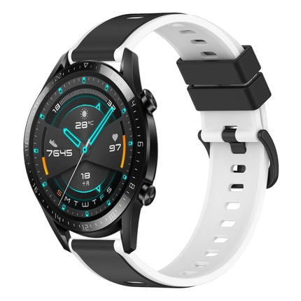 22mm Two-Color Silicone Watch Band, For Huawei Watch GT 2E, For Huawei GT2 46mm