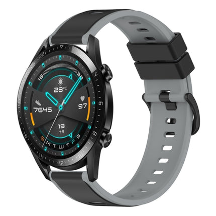 22mm Two-Color Silicone Watch Band, For Huawei Watch GT 2E, For Huawei GT2 46mm