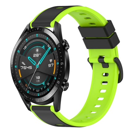 22mm Two-Color Silicone Watch Band, For Huawei Watch GT 2E, For Huawei GT2 46mm
