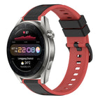 For Huawei Watch 3 Pro New / Black+Red
