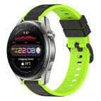 For Huawei Watch 3 Pro New / Black+Lime Green