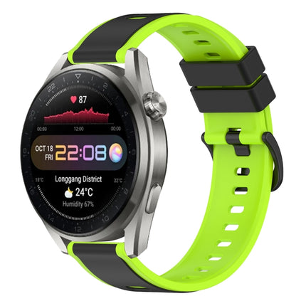22mm Two-Color Silicone Watch Band, For Huawei Watch 3 Pro New