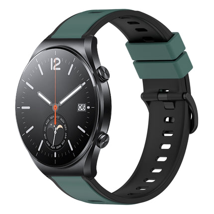 22mm Two-Color Silicone Watch Band, For Xiaomi MI Watch S1, For Xiaomi MI Watch S1 Pro
