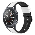 For Samsung Galaxy Watch3 45mm / White+Black