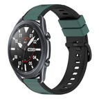 For Samsung Galaxy Watch3 45mm / Olive Green + Black