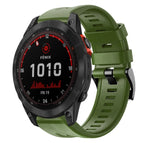 For Garmin Fenix 7 Solar / Army Green