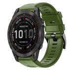 For Garmin Fenix 7 Sapphire Solar / Army Green