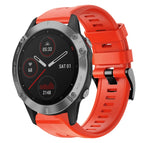 For Garmin Fenix 6 GPS / Red