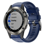 For Garmin Quatix 5 Sapphire / Midnight Blue