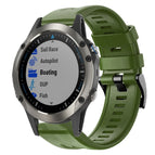 For Garmin Quatix 5 Sapphire / Army Green