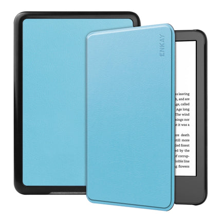 For Amazon Kindle 2022 Gen11 ENKAY Custer Texture Leather Smart Case