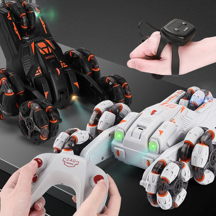 MoFun Five-wheeled Stunt Car 360-degree Swing Arm 2.4G Multifunctional RC Car, Single control, Double control