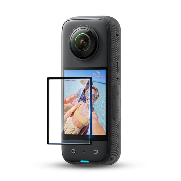 Für Insta360 X3 STARTRC 2 Stück Transparente HD Gebogene Schutzfolie, Für Insta360 X3