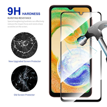 For Samsung Galaxy A04 / A04s ENKAY Full Glue 0.26mm 9H 2.5D Tempered Glass Full Film, 1 PCS, 2pcs, 5pcs, 10pcs